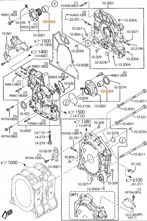 фото №3, Вкладиш вала ротор mazda rx-7 fc rx-8 se fe номінал оригінал