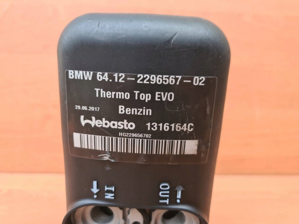 фото №8, Webasto bmw 3 f30 f35 f31 64.12-2296567-02 ttevo бензин