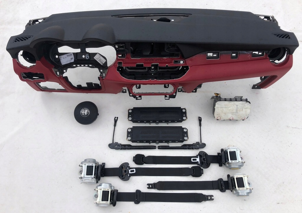 фото №6, Alfa roemo stelvio панель приладів панель приладів консоль подушки безпеки