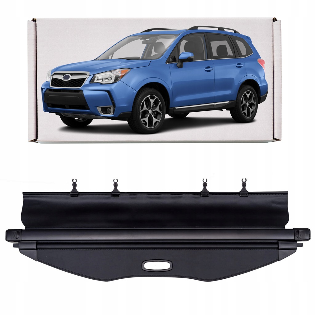 фото №1, Subaru forester iv sj 2012-2018 czarna шторка багажника ручной крышка багажника