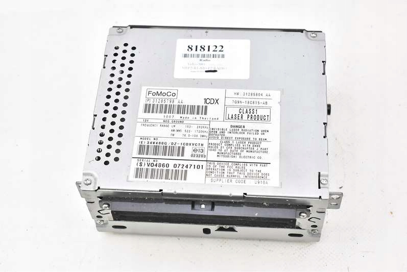 фото №5, Радіо радіопрогравач зчитувач дисків cd 31285798aa volvo s80 2 ii 06-09