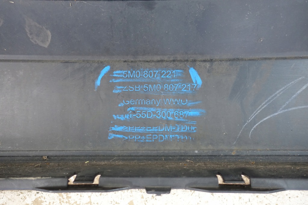 фото №11, Vw golf plus 2005- бампер перед передній 5m0807221