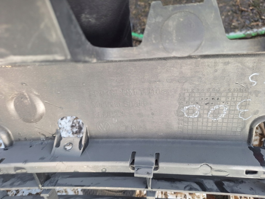 фото №14, Vw eos 05-10 бампер перед передний 1q0807217