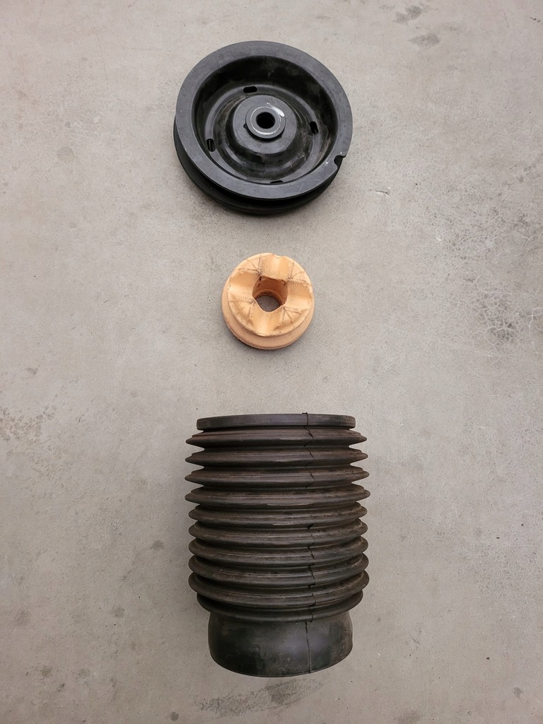 фото №1, 2016+ camaro защита амортизатора перед отбойник резиновый элемент