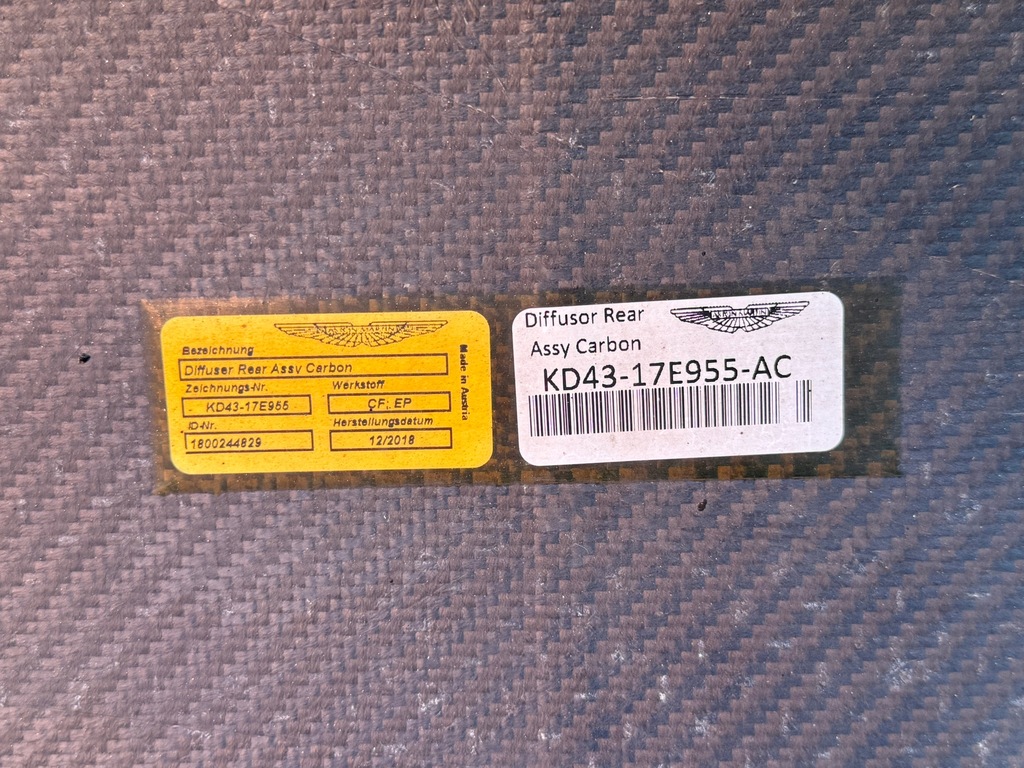 фото №15, Aston martin rapide спойлер дифузор задня задній карбон