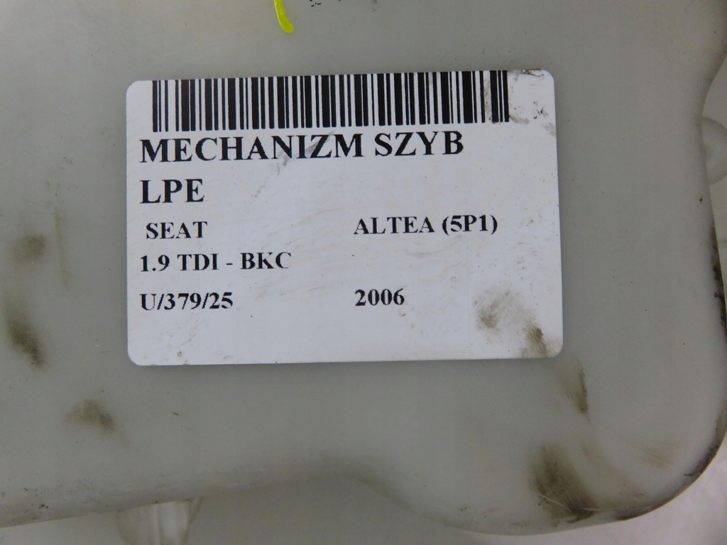 фото №7, Підйомник скло лівий передній seat altea 5p0837401j 1k0959793h