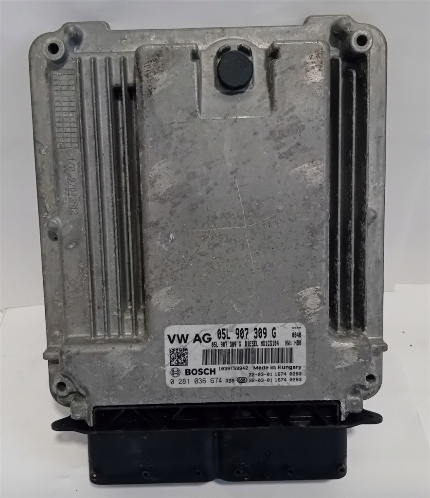фото №7, Бортовой компьютер блок управления двигателя ecu vw crafter ii 2.0 tdi 0281036674 05l907309g