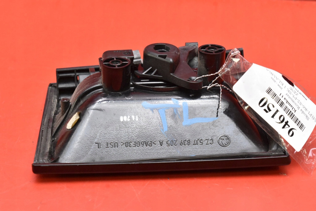 фото №6, Ручка левая задняя задняя czarna 5j7839205a skoda roomster 06-10