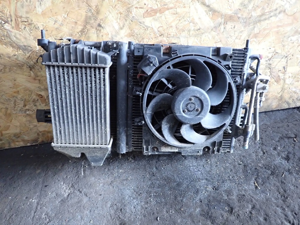 фото №1, Комплект радиатор wody интеркулер вентиляторы opel zafira b 2.0
