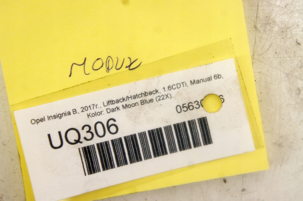 Uq306 opel insignia b модуль акумулятор 42454411 yq00017580 1707261028 Зі Шроту