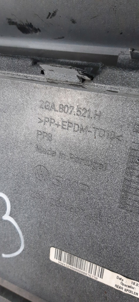 фото №13, Vw t-roc r-line 20- бампер задня задній 2ga807521h