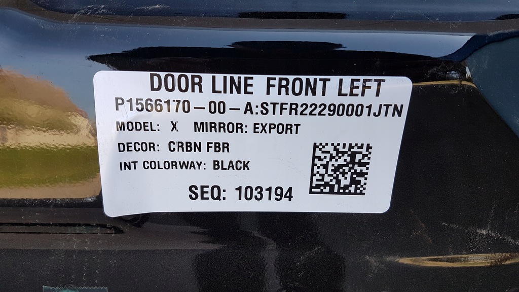 фото №10, Дверь перед левая tesla x 21-