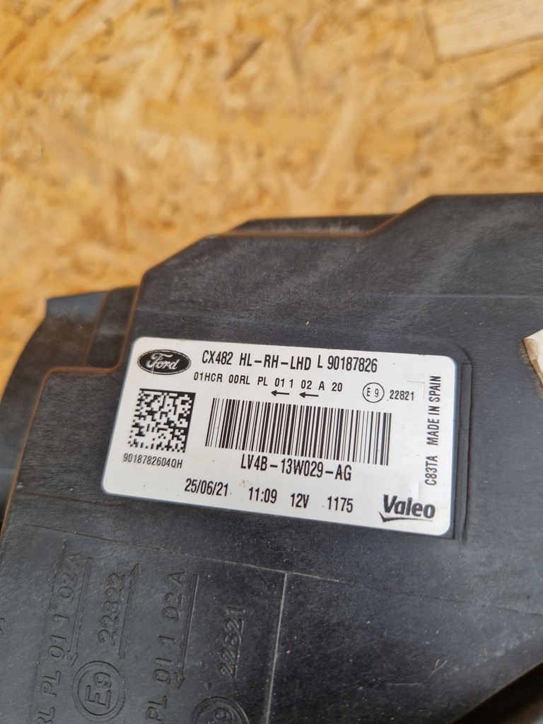 фото №8, Ford kuga mk3 iii led лампа права перед передня eu escape