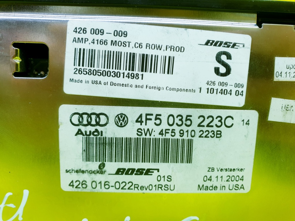Підсилювач динаміків audi a6 c6 bose Київ