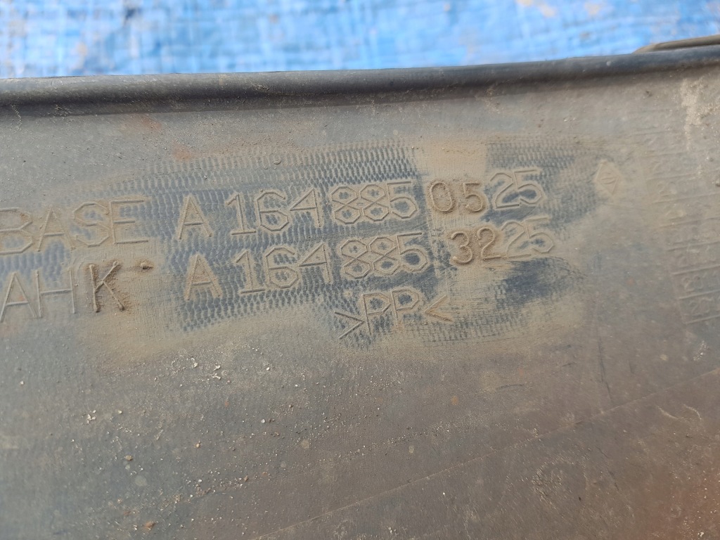 фото №16, Накладка молдинг диффузор бампера задняя mercedes ml w164