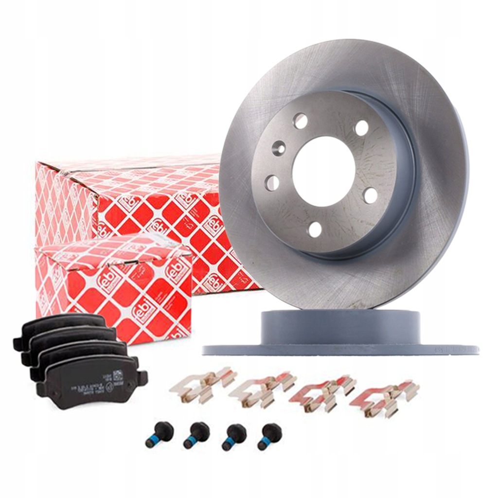 Купити Гальмівні диски гальмівні opel astra g задній + гальмівні колодки febi