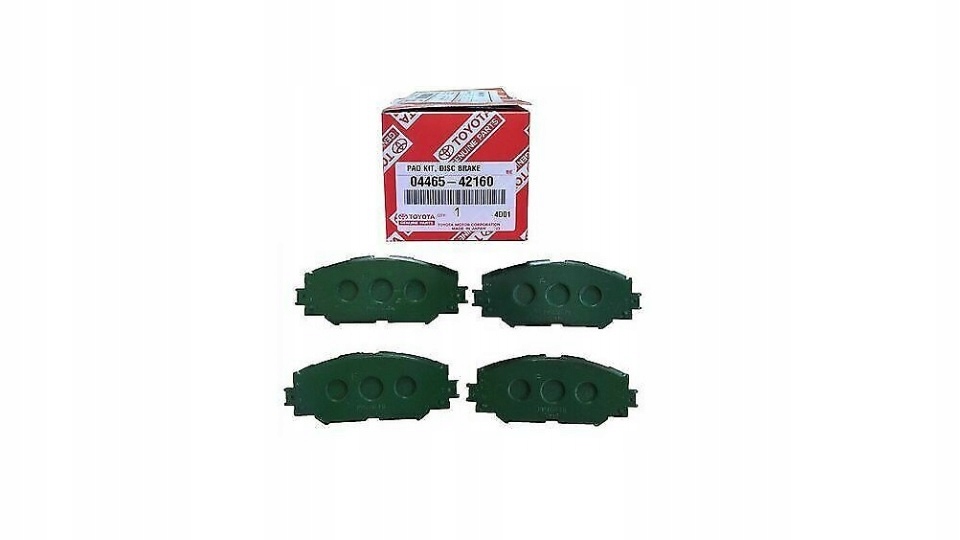 фото №1, Toyota оригінальний номер auris corolla rav4 04465-42160 гальмівні колодки гальмівні перед