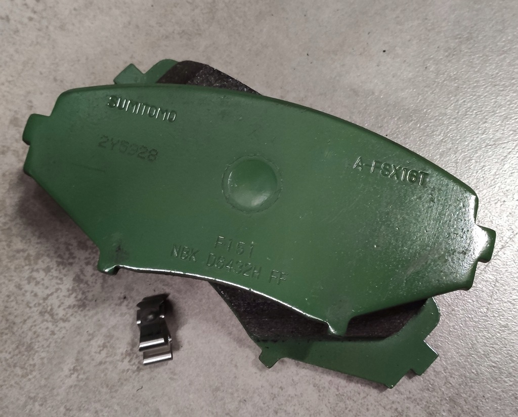 фото №1, Оригинальный номер mazda набор тормозных колодок тормозных перед mazda rx-8 f1ya3328zb