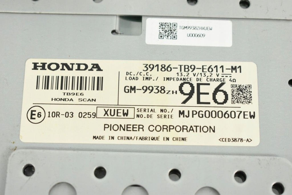 фото №7, Підсилювач радіо civic ix 39186-tb9-e611-m1