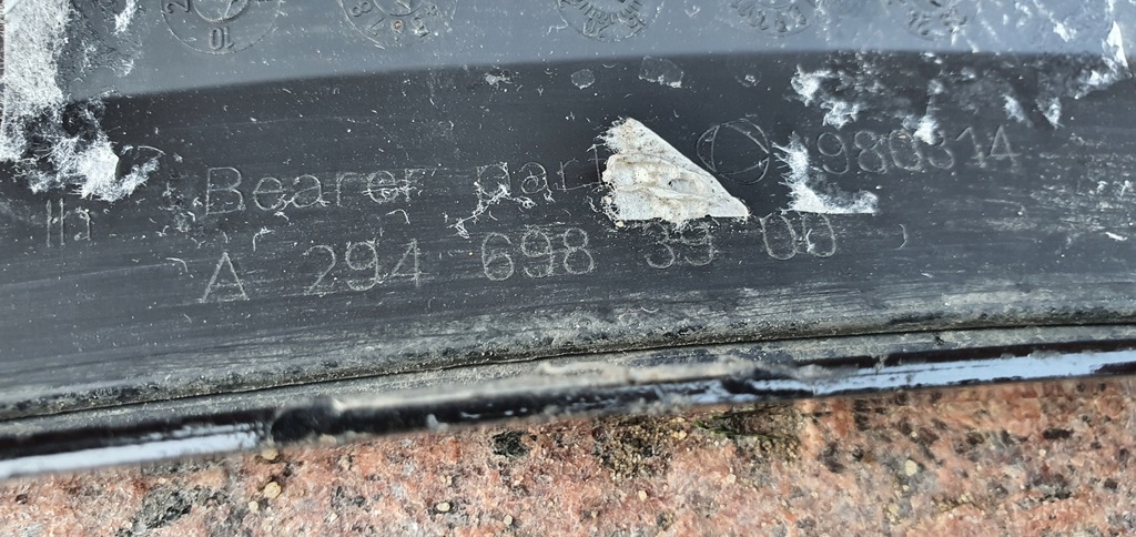 фото №13, Mercedes eqe suv 294 x294 amg молдинг защита крыла расширитель левая задняя