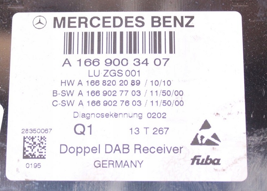 фото №6, Модуль підсилювач радіо mercedes w212 a1669003407