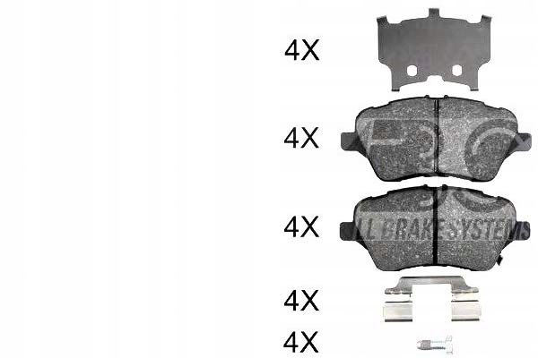 фото №11, Тормозные колодки тормозные перед ford transit connect 14-