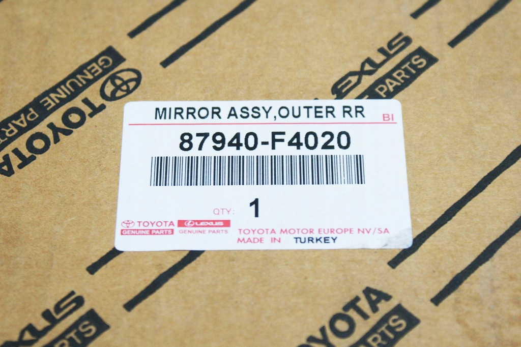 фото №8, Зеркало левая оригинальный номер toyota c-hr x1 10/2016-