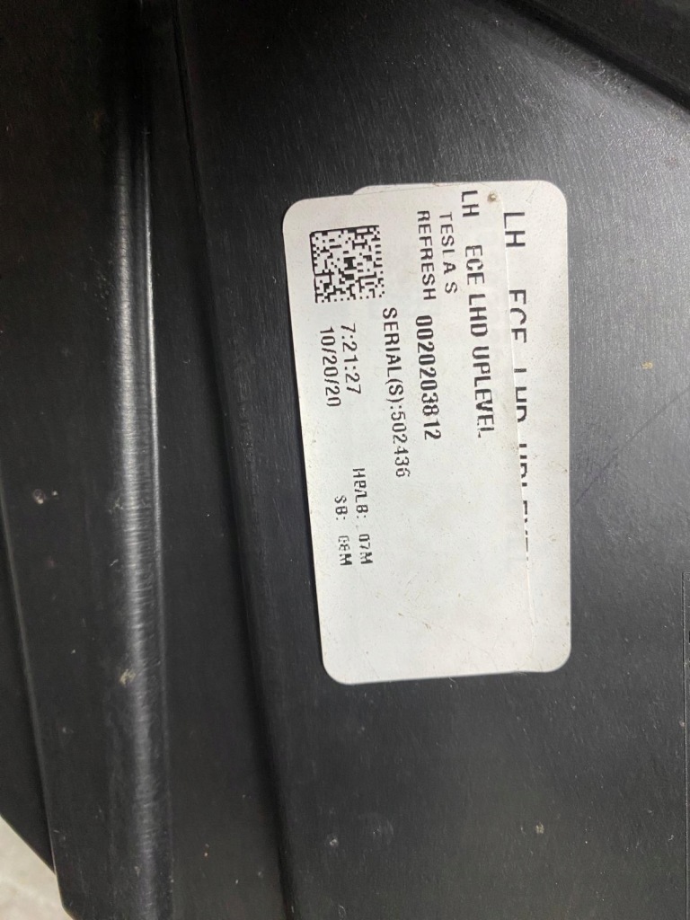 Купить Фара левая передняя tesla model s рестайлинг  левый перед 0020203812