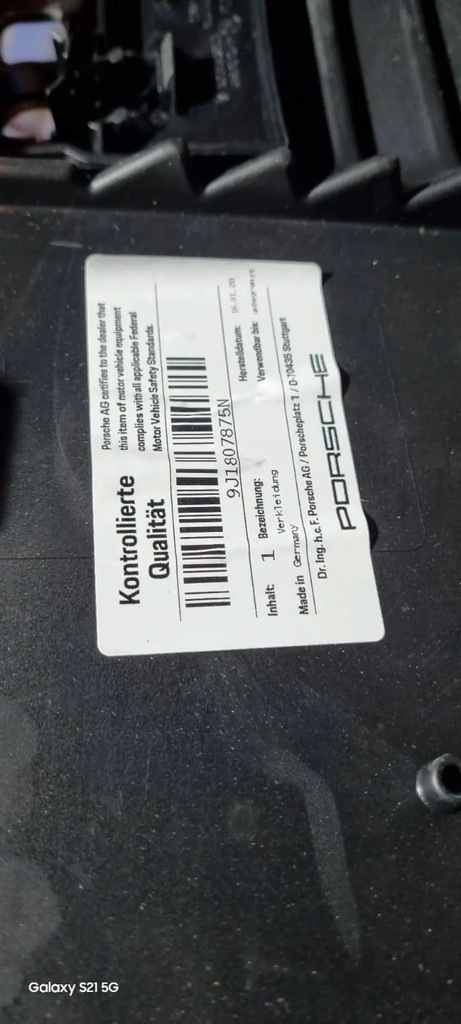 фото №10, Бампер задній задня накладка porsche taycan 9j1