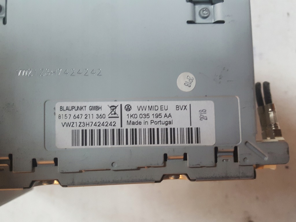 фото №3, Vw passat b6 cc tiguan радіо cd mp3