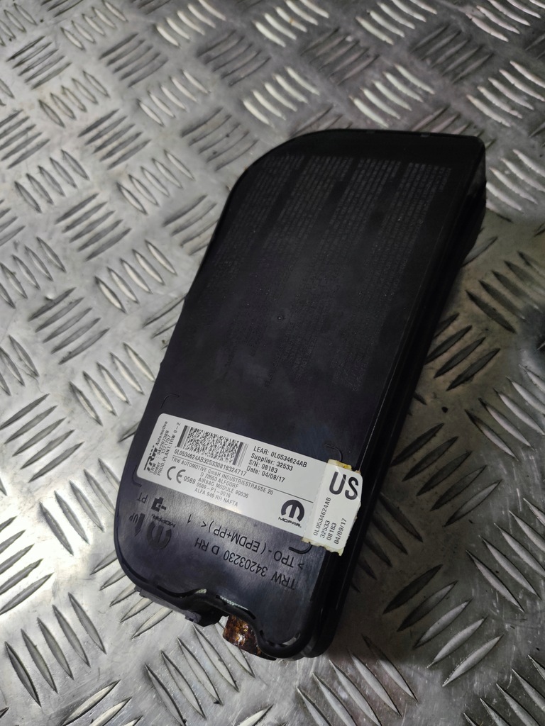 фото №3, Alfa romeo stelvio подушка сидіння aibag права лівий ліва