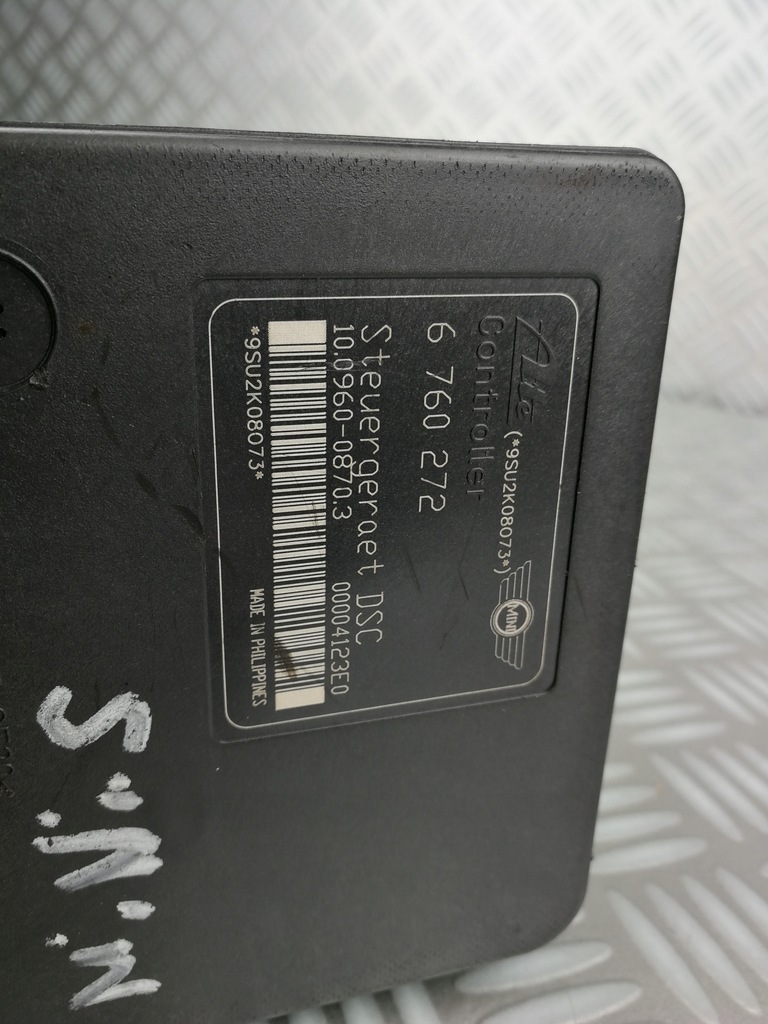 фото №7, 6760271 6760272 насос гальмівна блок керування abs mini cooper one r50 r52 r53