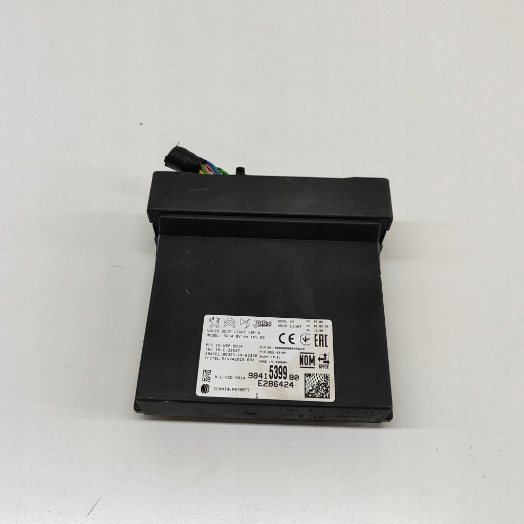 фото №3, Citroen c4 iii e-c4 2021 блок управления / модуль света lcm