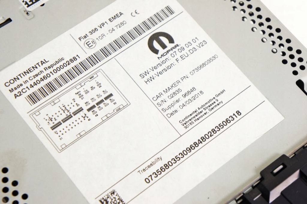 Ma064 fiat tipo ii радіо 07356803530 в Україні