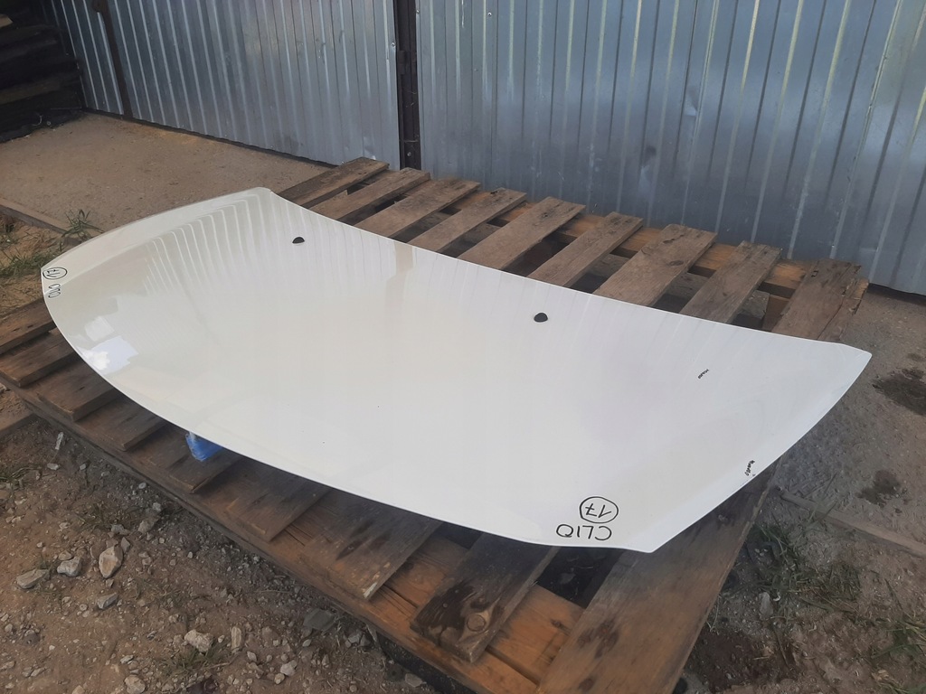 фото №6, Капот кришка двигуна renault clio iii lift білий оригінальна ov369