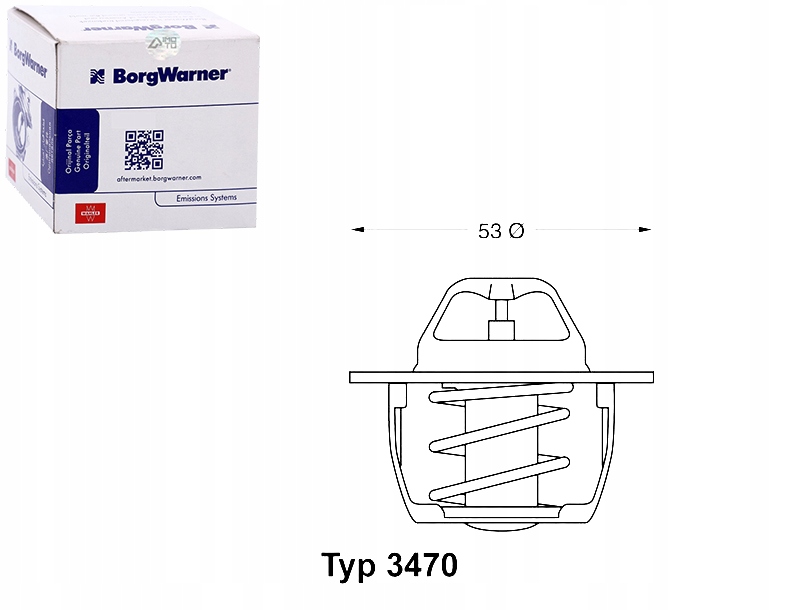 фото №1, Wahler 3470.89d50 термостат, жидкость охлаждающий