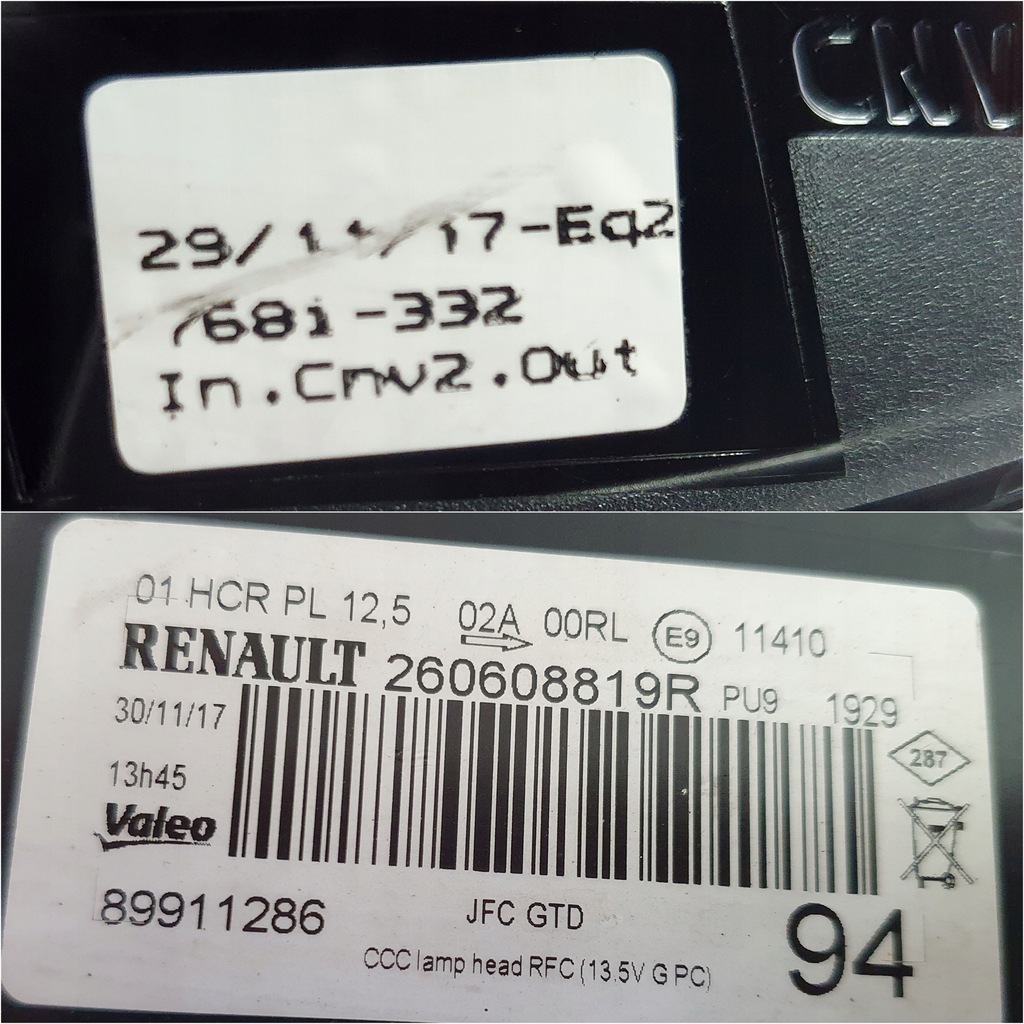 фото №16, Левая лампа перед renault espace v 5 led 260608819r