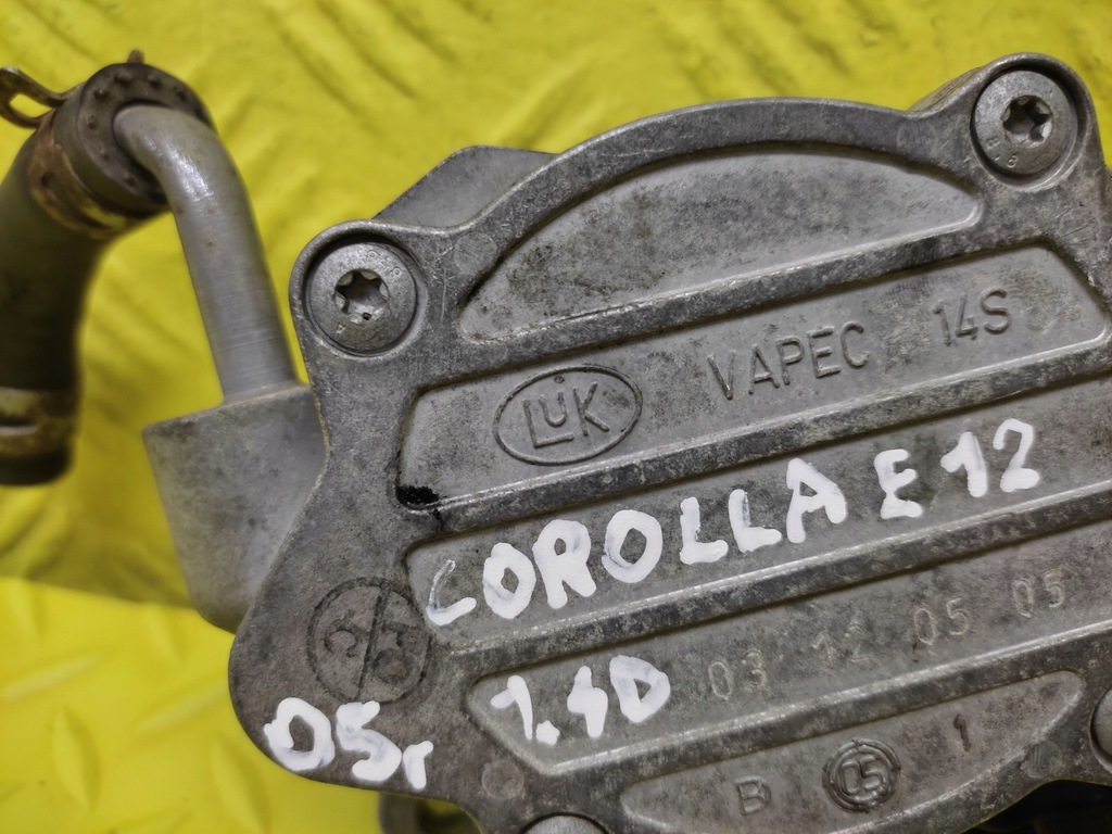 фото №8, Toyota corolla e12 1.4 d насос вакуум