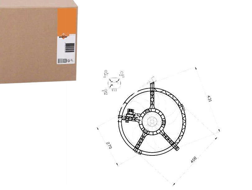 Купить Nrf вентилятор радиатора mini 08- nrf