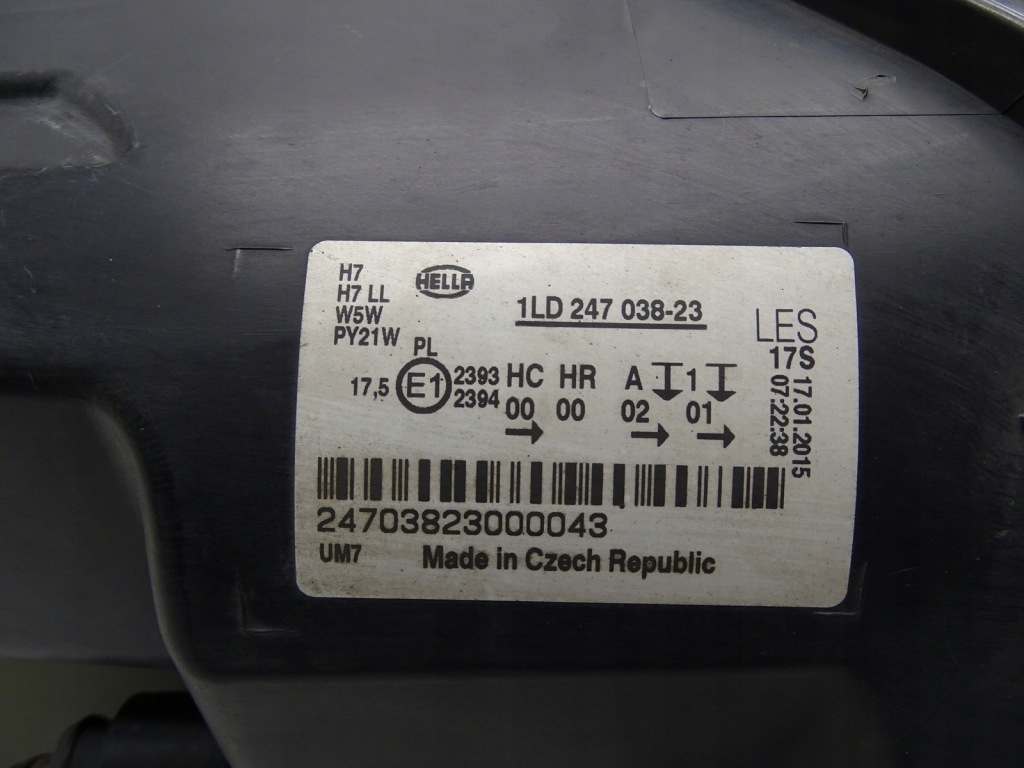 фото №10, Лампа фара левая левый перед передняя vw tiguan 5n