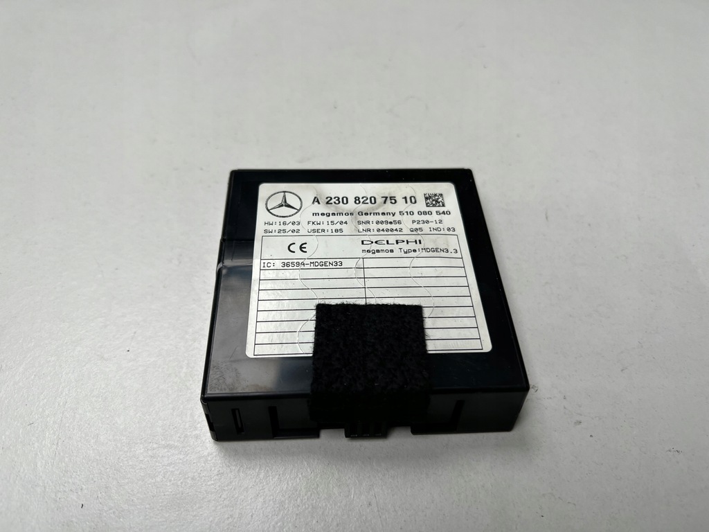 фото №1, Модуль блок керування сигналізація mercedes sl r230, w230