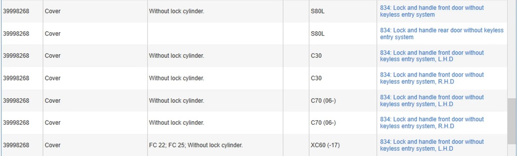 фото №10, Volvo s80 2012 ручка зовнішнє