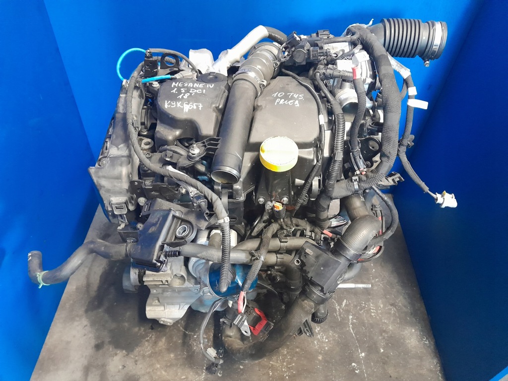 Купити Двигун комплектний  renault megane iv dacia daster 1.5 dci k9kg657 10 tyś km