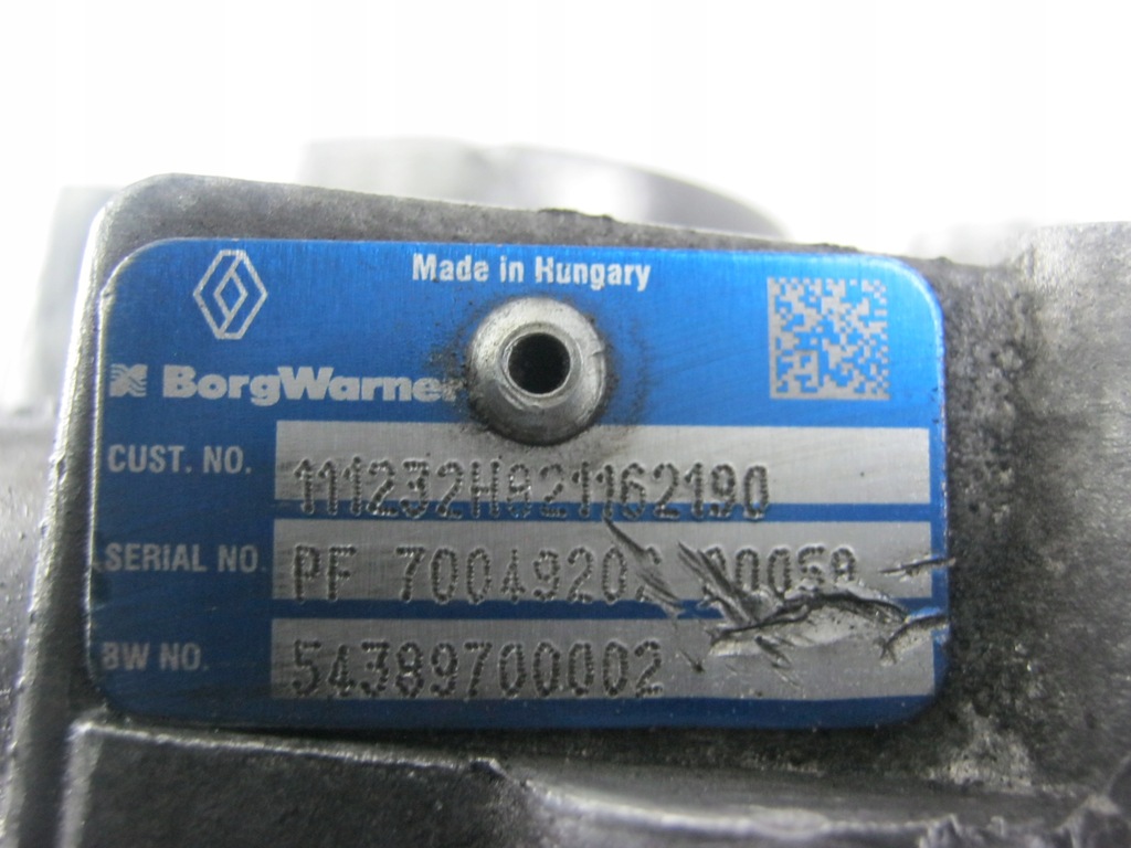 фото №5, Турбонагнетатель renault megane 1.5 dci 54389700002