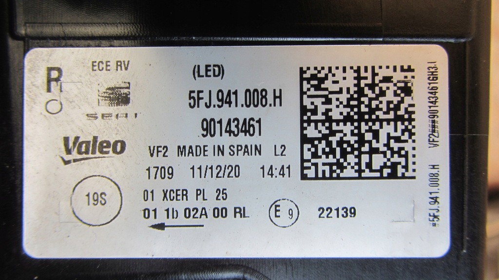 фото №16, Передняя правая лампа seat tarraco 5fj full led