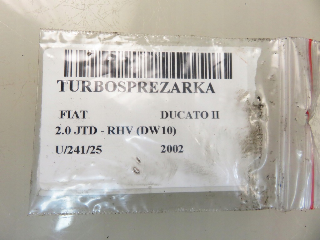 фото №13, Турбонагнетатель fiat ducato ii 2.0 jtd k03364732 rhv dw10