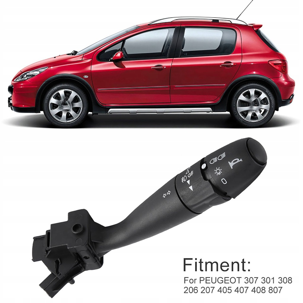 фото №11, 96608841xt выключатель do поворотники автомобиля dla peugeot 307 301 308