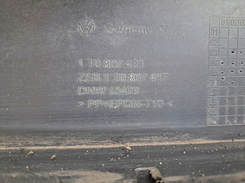 фото №10, Vw touran бампер задний lb5n 1t0807421 1t0807521
