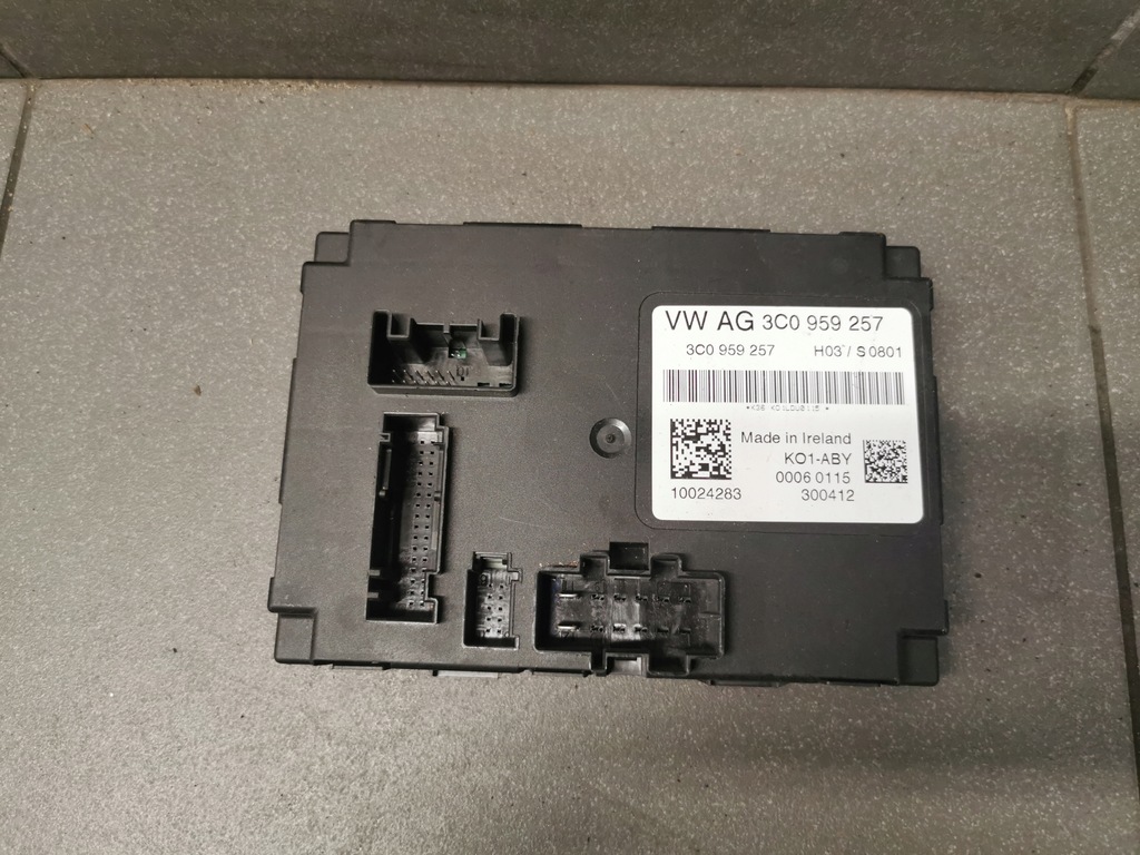 фото №1, Модуль управляющий vw golf vii 3c0959257