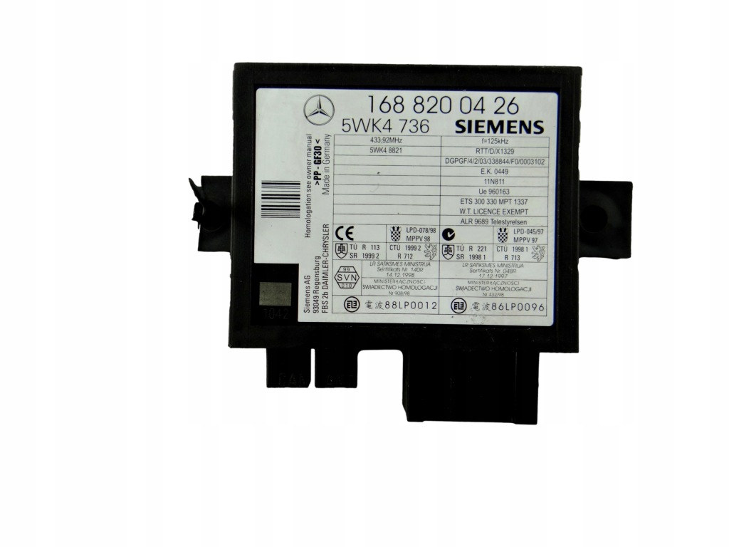 Купить Модуль иммобилайзер mercedes a170 168 820 04 26